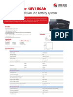 Smartpower 48V150Ah: Scifp48150U Lithium-Ion Battery System