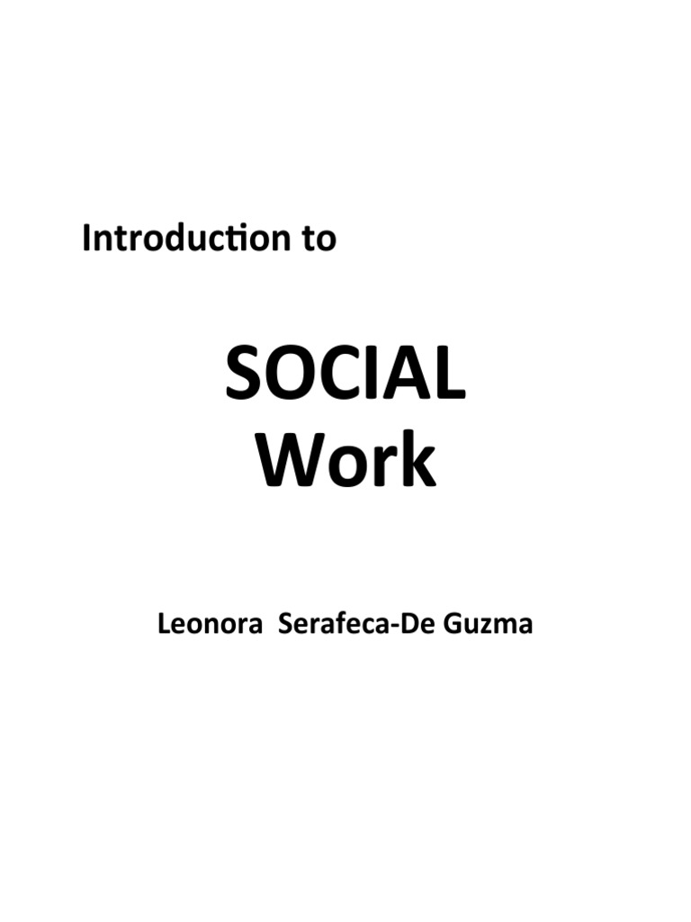 Introduction Of Social Work