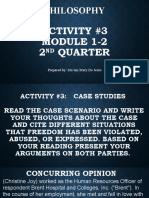 Activity #3 - Module 1-2 - 2nd Quarter - Philosophy