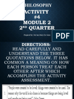Activity #4-5 - Module 2 - 2nd Quarter - Philosophy