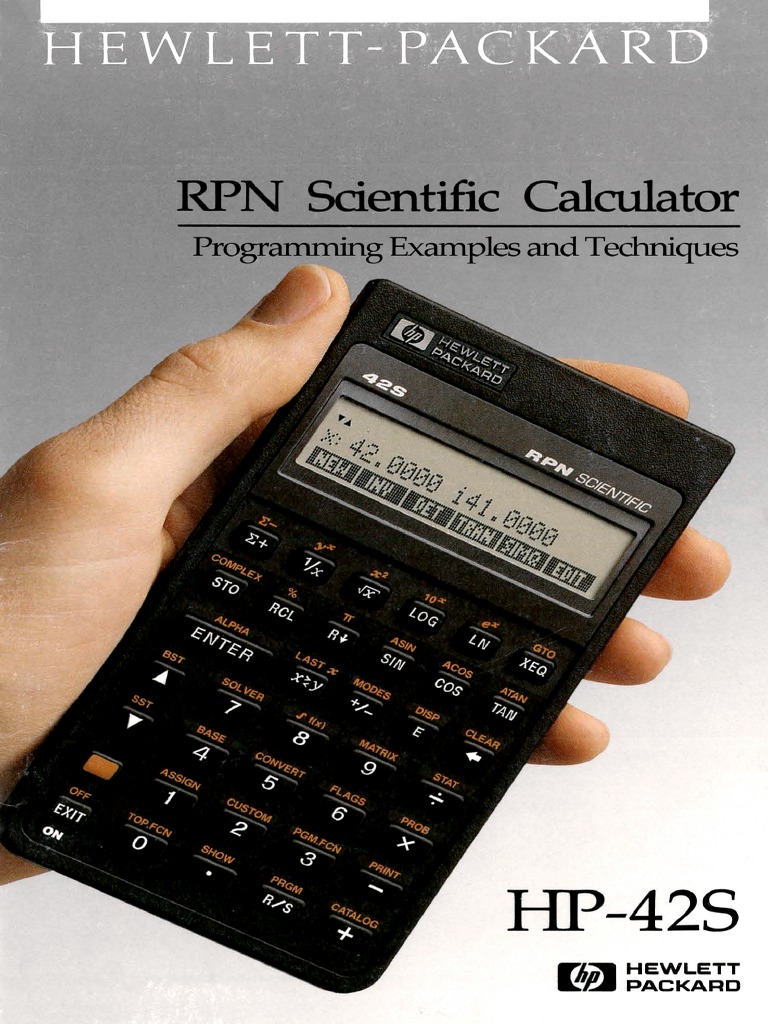 Hp42s Examples And Techniques Hires Ocr Pdf Matrix Mathematics
