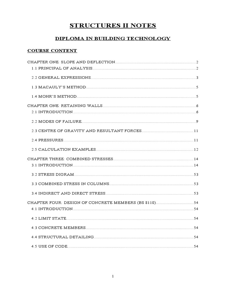 Structures Ii-Dbt-Mod Ii | PDF