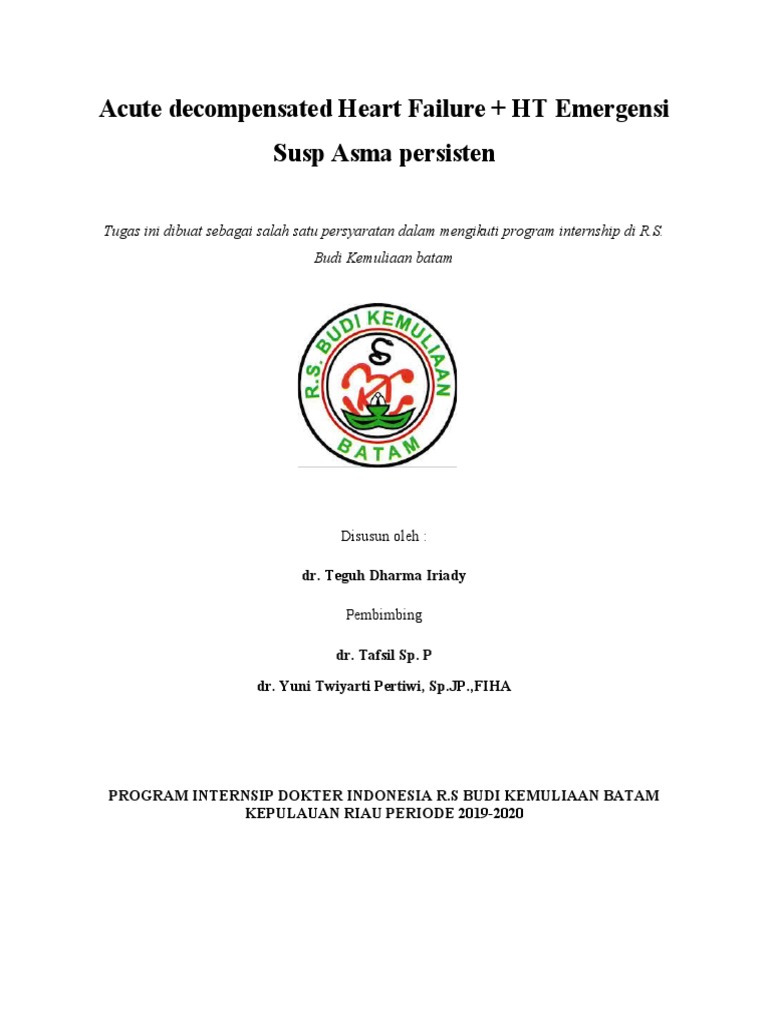 Acute Decompensated Heart Failure | PDF