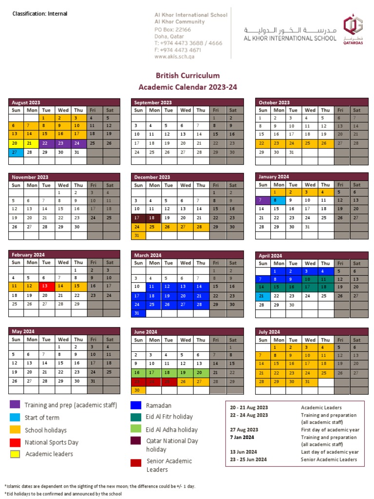 Boston College Academic Calendar 2024-25 | PDF
