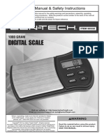 Centech Digital Scale Owner's Manual