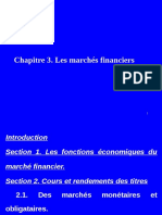 Chapitre 3. Les Marchés Financiers