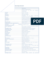 Cytogenetics Chapter 1 Practice Set