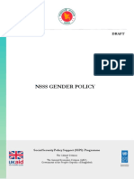 NSSS Gender Policy Draft