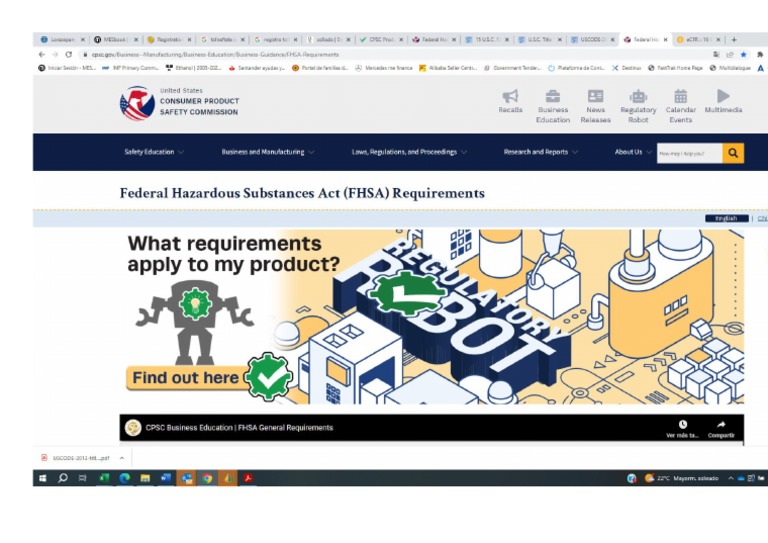 Federal Hazardous Substances Act (FHSA) PDF