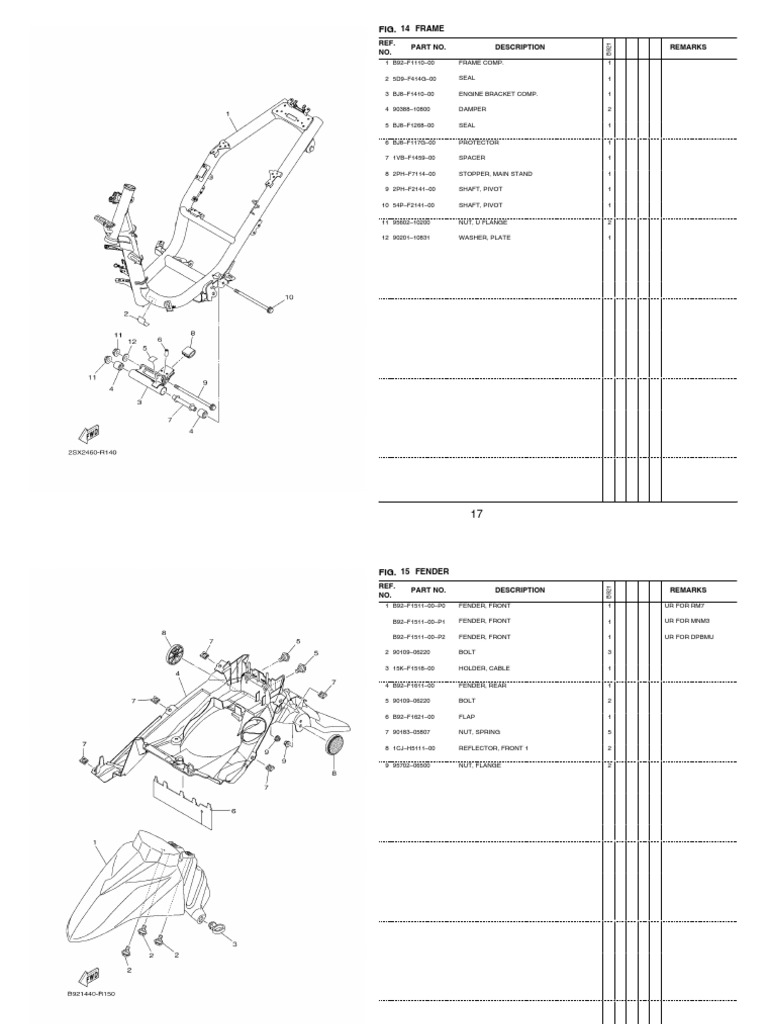 AVANTIZ 2021 LNR125 ( B927 ) chassis PDF Screw Motor Vehicle
