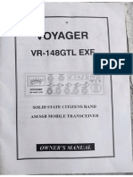Manual Radio PX Voyager 148 GTL EXF by PY2LTX