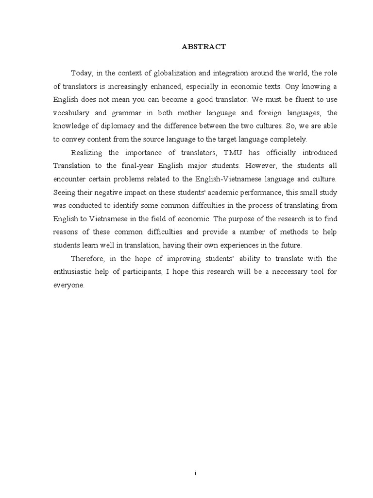 Challenges in English-Vietnamese Translation | PDF | Translations ...