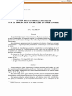 Action Des Facteurs Climatiques Sur La Production Fourragère en Cote-D'Ivoire