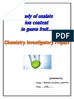 PRESENCE OF OXALATIVE IONS IN GUAVA - Split