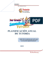 Plan de Aula 3° Tutoria 2022