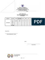 ENGLISH Test Results Diagnostic Test