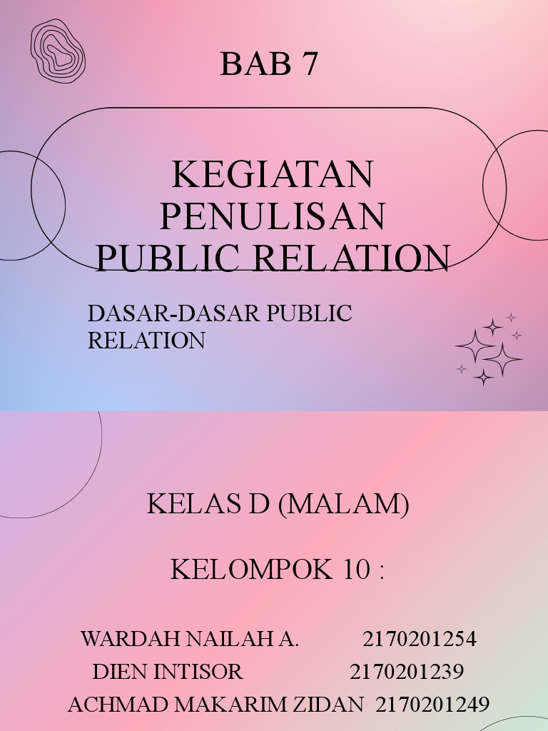 Penulisan Pers Rilis dalam PR | PDF