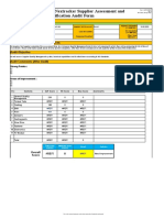 Supplier Assessment and Qualification Audit Form QMS-000479