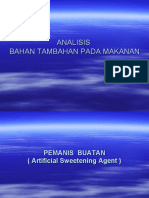 Analisis Bahan Tambahan Makanan