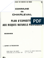 PLU Charleval PPR Seisme 1 Rapport Present