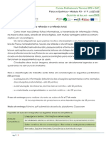 F3 - Questão Aula 6 - Reflexão e Refração