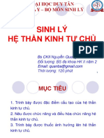 Sinh lý hệ thần kinh tự chủ