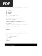 Data Structure in Linear Search and Binary Search