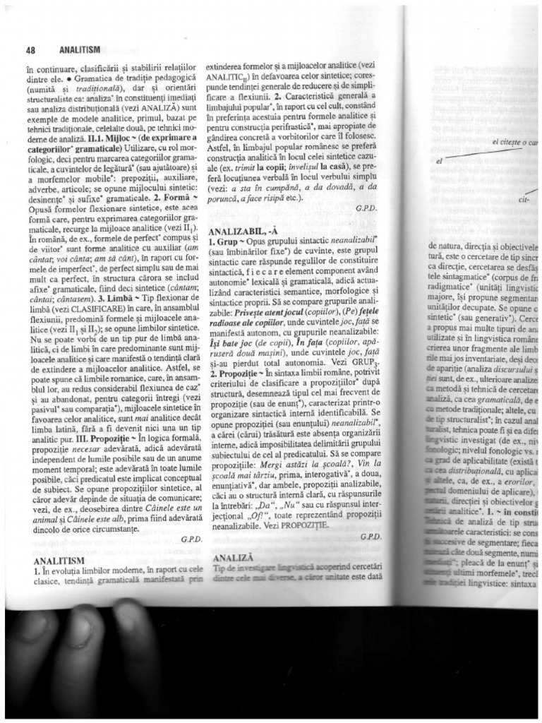 DSL Analiza Morfematica (OBLIGATORIU) | PDF