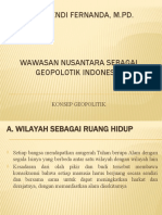 Wawasan Nusantara Sebagai Geopolotik Indonesia