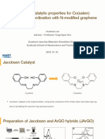 Cosalene Coordinated N Doped Graphene