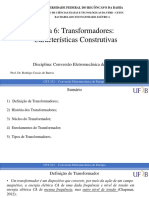 Aula 6 - Transformadores e Características Construtivas