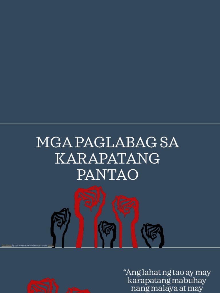 Paglabag Sa Mga Karapatang Pantao | PDF