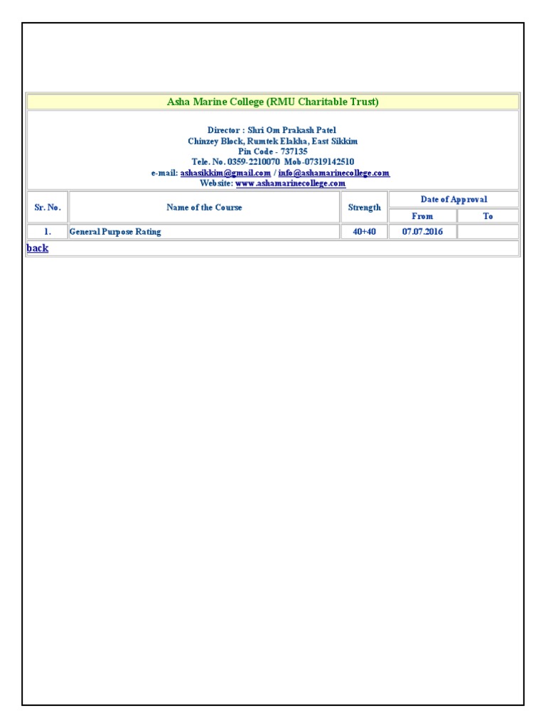 Asha Marine PDF