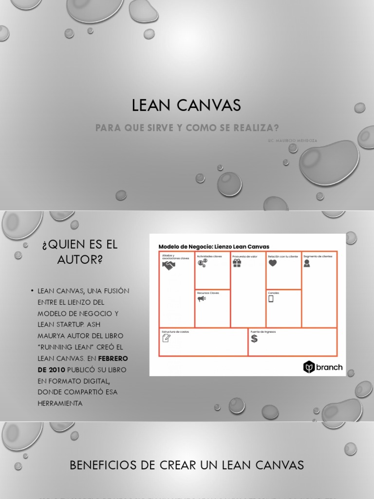 Lean Canvas Mamt | PDF | Modelo de negocio | Marketing