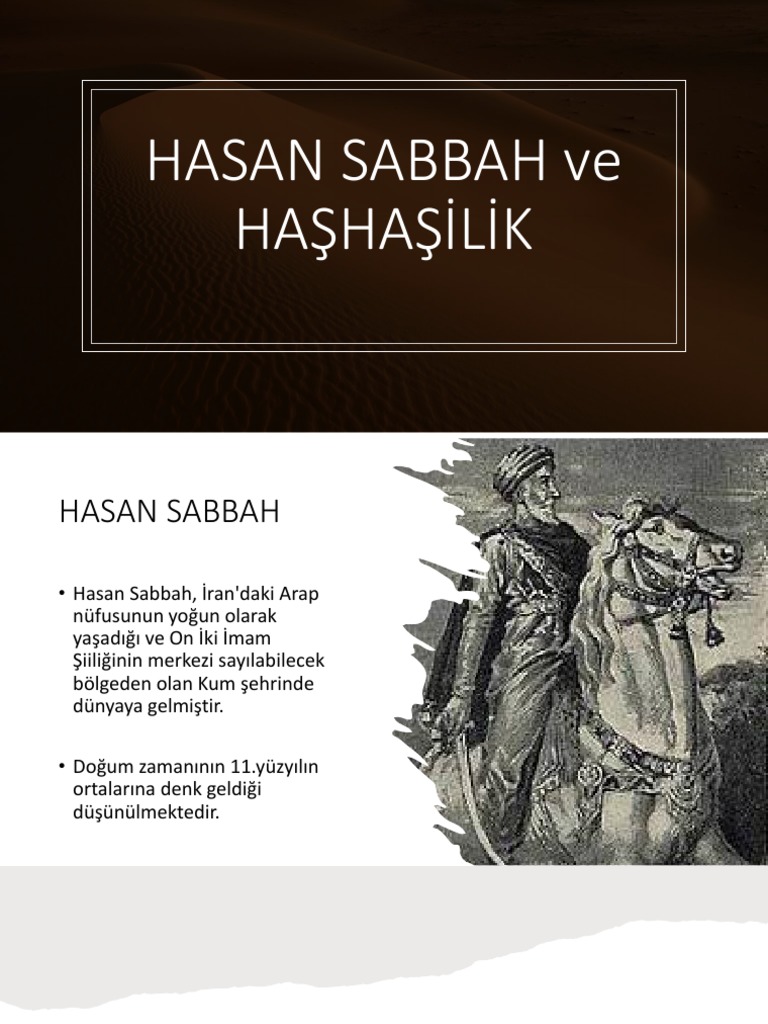 Hasan Sabbah Ve Haşhaşiler | PDF