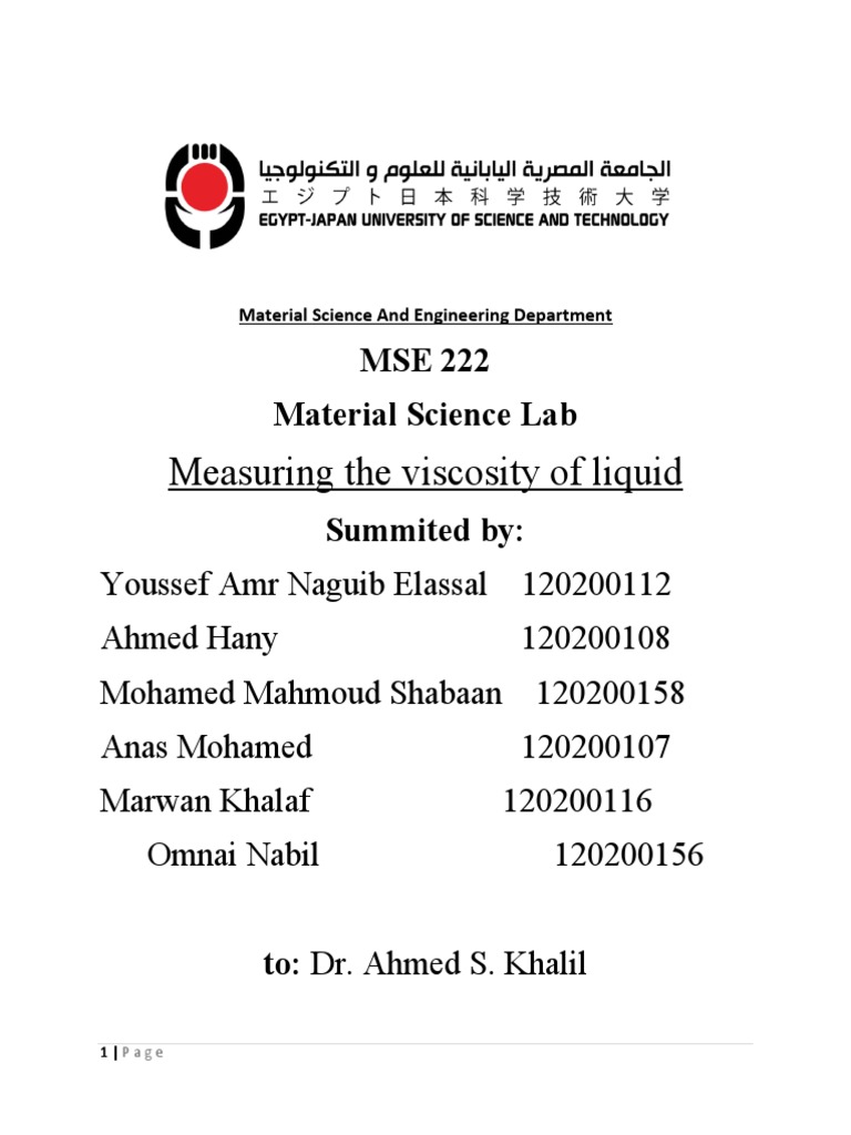 Viscosity | PDF | Viscosity | Fluid Mechanics