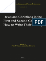 Jews and Christians in The First and Second Centuries - How To Write Their History. Ed. Peter J. Tomson, Joshua Schwartz (2014)