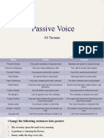 Passive Voice - All Tenses 2