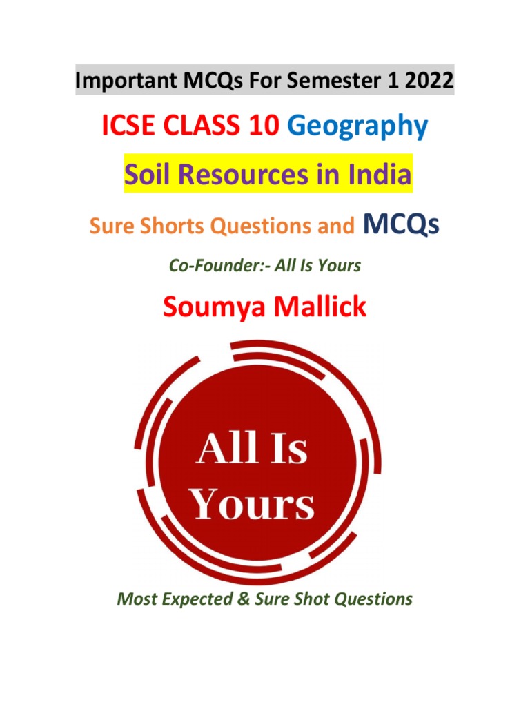 Soil intelligence overview