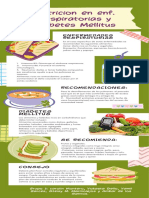 Infografía Nutricion en Enfermedades Respiratorias y Diabetes Mellitus