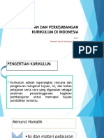 Perubahan Dan Perkembangan Kurikulum Di Indonesia