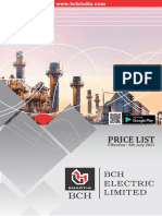 BCH Price List W.e.f.05.07.2021