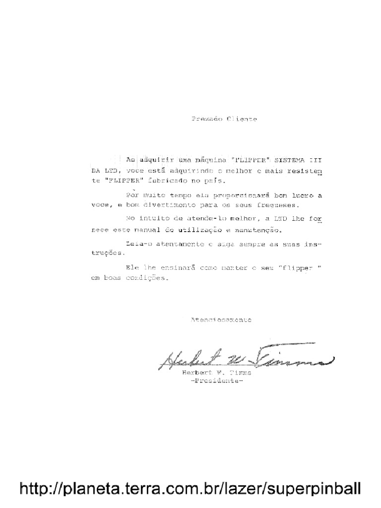 LTD Pinball Flipper PT PDF