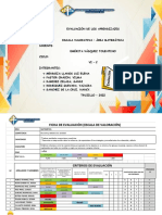 Escala Valorativa - Trabajo Grupal