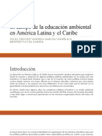 El Campo de La Educación Ambiental en América Latina