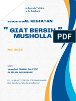 Proposal Perijinan Kegiatan Membersihkan Musholla