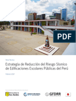 Nota Técnica - Estrategia de Reducción Del Riesgo Sísmico de Edificaciones Escolares Pblicas Del Perú - 031617 - PDF