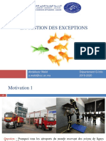 Cours JAVA 5 - Exception