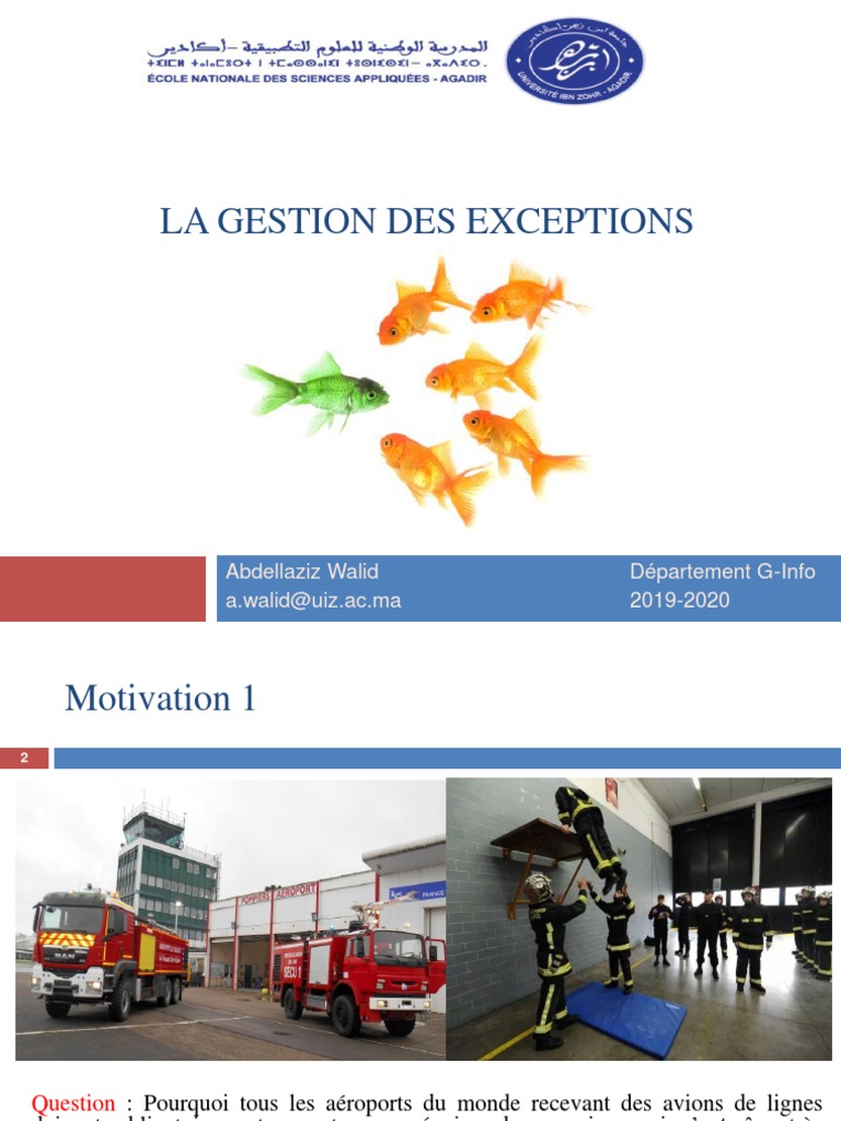 Gestion des exceptions en Java | PDF | Java (Langage de programmation ...