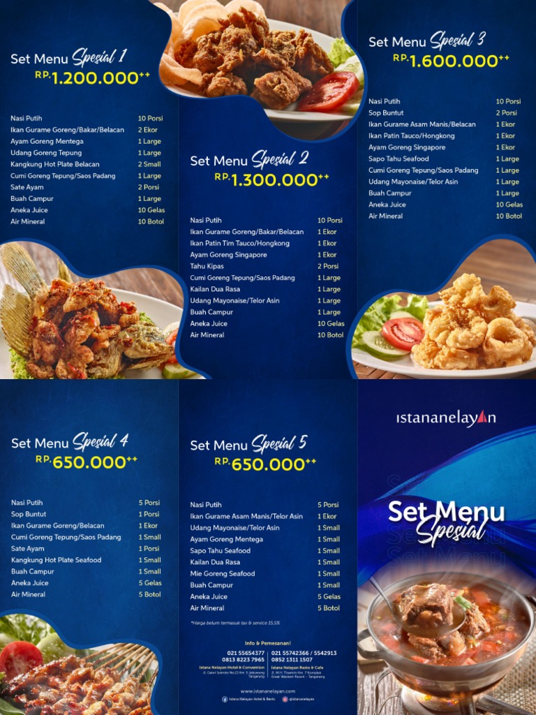Ebrochure set menu special 2022 new pdf